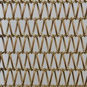 Vật liệu xây dựng kim loại phân vùng vải với lưới thép xác định không gian nội thất - Product Image 4