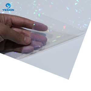 Bán buôn A3 A4 máy in phun có thể in Holographic rõ ràng kim cương Sticker tấm Vinyl tùy chỉnh không thấm nước Hologram Sticker - Product Image 5