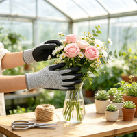 Gants de jardinage haute performance, durables, résistants aux épines, gants enduits de nitrile HPPE pour la plantation de légumes à domicile