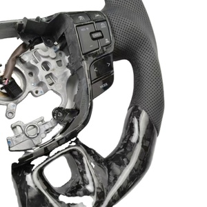 Volant en cuir fibre de carbone pour modèles <span class=keywords><strong>BMW</strong></span> G20 G38 128 240 320 525 530 540 640 <span class=keywords><strong>730</strong></span> 740 SUPRA - Product Image 4