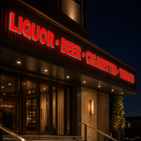 Boîte à lumière publicitaire, enseigne LED, lettres en relief 3D, boîte à lumière pour devanture de magasin, enseigne lumineuse personnalisée pour boutique