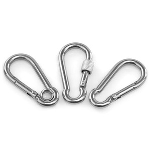 Wanqian Fasteners Carabiner 304 Stainless Steel M4 M12 Quick Release Outdoor Mountaineering - Product Image 1