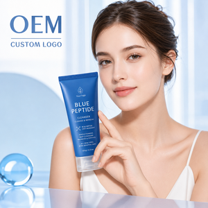 Limpiador Facial en Espuma Suave con Péptidos Azules, Lavado Facial Diario Purificante Profundo para Todo Tipo de Piel, Servicio OEM - Product Image 1