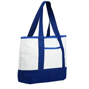 Sac fourre-tout en toile de coton personnalisé avec logo, réutilisable, sac de shopping de marque, sac cadeau promotionnel durable pour la vente au détail, la mode, OEM - Product Image 1