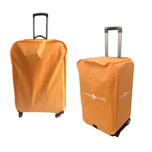 Hot selling custom promotional advertising non woven dust proof suitcase cover travel luggage cover