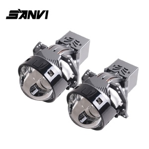 Sanvi <b>Auto</b> <b>Lights</b> Factory New Arrival 3 Inch A12MAX Bi LED Projector Lens Headlight 80w 5500k Dual Lens Automotive <b>Light</b> <b>System</b> - Product Image 4