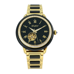 China Professional Manufacturer Luxury Natural Jade <b>Watch</b> Hollow Out Skeleton Automatic <b>Mechanical</b> <b>Watch</b> - Product Image 2