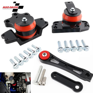 Supports de moteur Auso-Racing en alliage d'aluminium rouge pour Volkswagen Golf 5/6 Jetta Audi A3 - Product Image 1