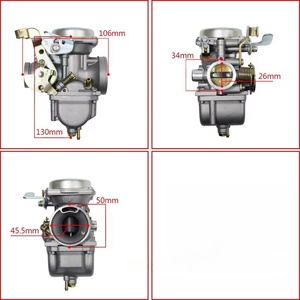 Carburateur adapté pour Suzuki GN125 E 1994-2001, GS125, EN125 avec un diamètre de 26 mm. Pièces détachées pour motos. - Product Image 6