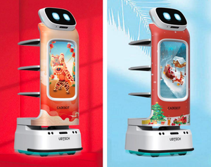 Robot dịch vụ giao đồ ăn tiên tiến với trí thông minh ai tự động để sử dụng thương mại trong văn phòng khách sạn nhà hàng và hơn thế nữa - Product Image 3