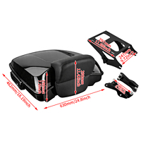 Support de fixation amovible pour sacoche de moto, sacoche arrière, sacoche de coffre, dossier de selle pour Harley Touring Road King Glide 2014-2025