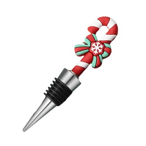 Christmas <b>Wine</b> Stoppers Alloy Bottle Sealers Holiday Decorative Stopper <b>Set</b> For Christmas <b>Gift</b> Party Favors - Product Image 5