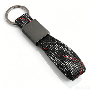 Porte-clés de voiture en ruban de nylon Oxford de haute qualité pour Benz Audi BMW Volkswagen, porte-clés en sangle, pendentif universel - Product Image 2