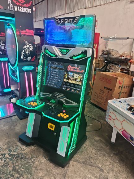 2 Player Upright Fighting Arcade Machine Coin Operated Classic Street Fighter Cabinet