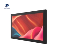 Papan reklame Digital luar ruangan QLED kecerahan tinggi 5000NIT-layar Display iklan daya rendah tahan cuaca 43 inci