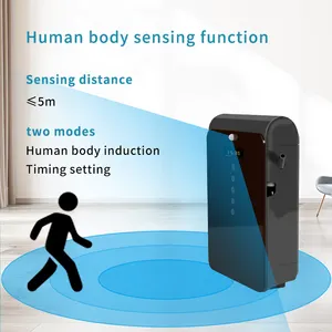 Machine intelligente de diffuseur d'arome de dispositif parfumant d'hôtel d'induction de corps humain avec la fonction d'invite vocale de rappel de carburant
