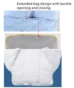 冬のための固体パターンの柔らかい新しいデザインODM快適な睡眠袋