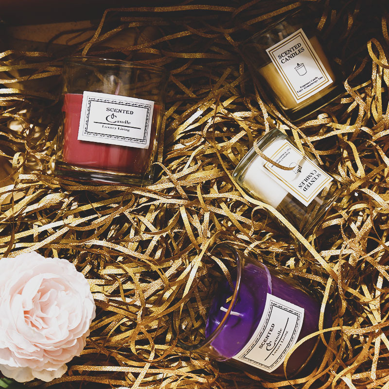 AROMA HOME Luxury Private Label Custom Aromatherapy Nordic Ins Fragrance Scented Soy Wax Clear Jar Candles With Gift Box 3