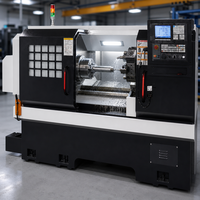 Tour CNC horizontal à lit plat robuste CK6163-1500, centre de tournage automatique à broche unique