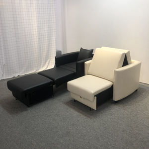 Fournisseur de canapé-<span class=keywords><strong>lit</strong></span> en Chine <span class=keywords><strong>Fauteuil</strong></span> en cuir Style simple Chaise d'accompagnement d'hôpital Canapé-<span class=keywords><strong>lit</strong></span> pliant Siège simple avec rangement - Product Image 2