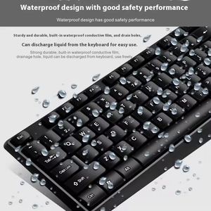 Conjunto de teclado y ratón con cable USB para computadora, oficina, hogar, uso empresarial, venta al por mayor - Product Image 4