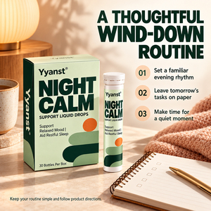 Yyanst Night Calm, Gotas Líquidas Nutricionales para Adultos, Uso Diario Nocturno - Product Image 5