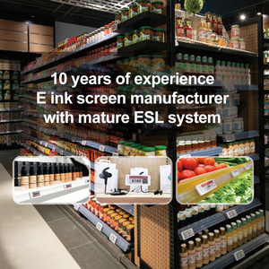 Pantalla de tinta electrónica para cadena de pan, solución de venta minorista inteligente, etiquetas de precio digitales Esl, etiqueta de estante electrónica para sistema de tienda inteligente - Product Image 5