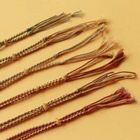 Collier en diamant de style ethnique tibétain, pendentif tressé fait à la main, cordon Thangka, accessoires en corde, collier en corde tressée DIY