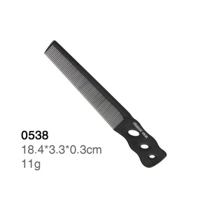 Juego de Peines Profesionales de Fibra de Carbono para Peinado, Herramientas de Estilismo de Salón, Diseño Clásico, Tamaño Grande, Color Negro - Product Image 2