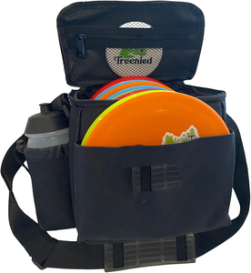 Muestra gratis Nuevo diseño de bolsa de golf de disco con gran capacidad Múltiples bolsillos Impermeable Durable Disco Golf Mochila para al aire libre - Product Image 2