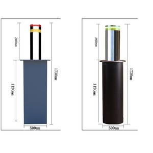 Barrera DE SEGURIDAD Ss Bolardos Edificio Entrada Led Bolardos Bolardo industrial Luz al aire libre - Product Image 1