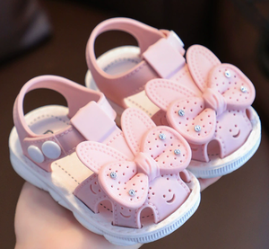 Nuove <span class=keywords><strong>Scarpe</strong></span> Estive per Bambine, Calzature Antiscivolo da Passeggio, Sandali con Fibbia per Bambine Stile Principessa - Product Image 2