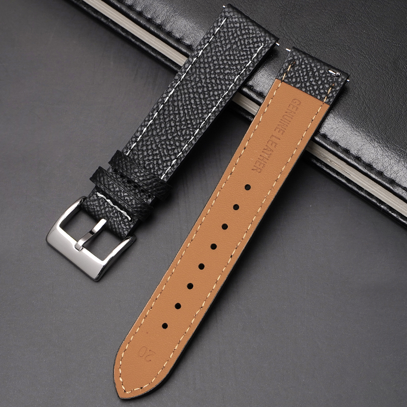 Black&White Line+Silver Buckle