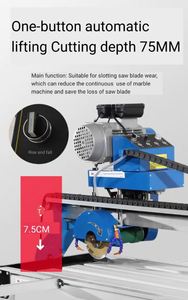 Heavy Duty Tile <b>Stone</b> Cutter Electric Automatic <b>Stone</b> <b>Cutting</b> <b>Machine</b> With 80mm <b>Cutting</b> Thickness 800-3200mm - Product Image 3