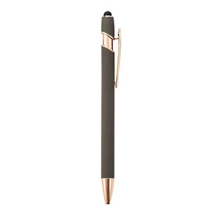 Nouveau stylet pour écrans tactiles, stylo à bille avec pointe souple, stylet métallique avec finitions or rose - Product Image 4