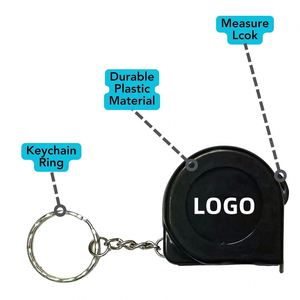 Mètre Ruban Porte-clés Portable de 6 Pieds avec Logo et Couleur Personnalisés - Product Image 2