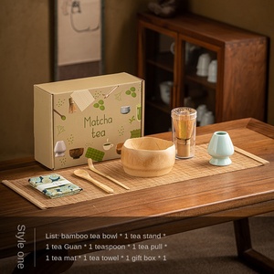 Juego de Chasen para Matcha con Teclas de Dibujos Animados, Juego de Té Matcha de Grado Ceremonial, Batidor con Logotipo, Juego de Batidor de Té Matcha - Product Image 6