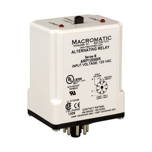 รีเลย์สลับวงจรแบบแมโครมาติก ARP120A6 120 VAC DPDT ขั้วต่อแบบสกรู ขนาดเล็กพิเศษ สำหรับใช้งานทั่วไป - Product Image 3