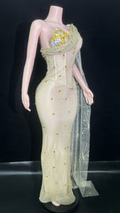 Vestido <span class=keywords><strong>de</strong></span> Fiesta, Atuendo <span class=keywords><strong>de</strong></span> Cumpleaños, Vestido <span class=keywords><strong>de</strong></span> Noche Elegante y Glamuroso, Vestido <span class=keywords><strong>de</strong></span> Moda <span class=keywords><strong>para</strong></span> <span class=keywords><strong>Mujer</strong></span>, Vestido <span class=keywords><strong>de</strong></span> Noche con Pedrería <span class=keywords><strong>para</strong></span> Club Nocturno, Vestidos <span class=keywords><strong>de</strong></span> <span class=keywords><strong>Gala</strong></span> - Product Image 5