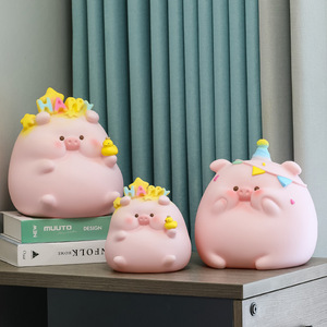 Cute Cartoon Piggy Bank Vinyl Anti <b>Drop</b> Savings <b>Box</b> For Children Room Bedside Table Birthday Gift - Product Image 3