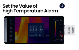 Cámara Termográfica Mini Mileseey TR256i, <span class=keywords><strong>Detector</strong></span> de Temperatura con Imagen Térmica, USB Tipo-C OTG, con Aplicación - Product Image 6