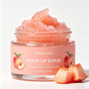 Wholesale Natural Fruit Exfoliating Lip Scrub Moisturizing Remove Dead Skin Brightening Lip Peeling Scrub - Product Image 3