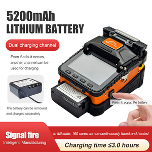 Machine de fusion de fibres optiques automatique AI-6C, 6 moteurs avec contrôle par application, batterie 5200 mAh, lumière LED, port USB, corps métallique - Product Image 4