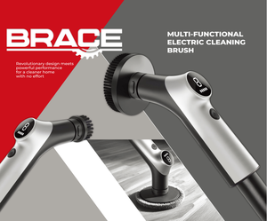 Brosse de nettoyage électrique rechargeable en plastique avec raclette <span class=keywords><strong>turbo</strong></span> – Utilisation domestique écologique - Product Image 6