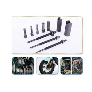 Motorcycle Bearing <b>Puller</b> <b>Tool</b> Kit 8 Piece Internal Bearing Remover Metal 0.35 To 0.91 Inch Diameter For General Use - Product Image 2