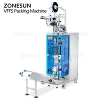 ZONESUN ZS-FS240P automatique pompe péristaltique forme verticale facile déchirure ouverture Sachet boissons énergisantes liquide remplissage scellage Machine