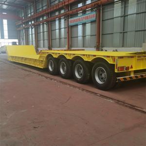 Nouvelle semi-remorque Lowbed lourde 3 essieux remorque Lowboy détachable <span class=keywords><strong>à</strong></span> <span class=keywords><strong>vendre</strong></span> - Product Image 2