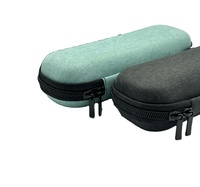 Étui de transport pour stylos en EVA en gros, pochette de rangement rigide étanche, impression de logo personnalisée sur miroir