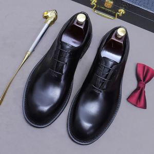 Chaussures Oxford de Luxe Haut de Gamme 2025 pour Hommes en Cuir Véritable, Façonnées à la Main, Antidérapantes, Légères et Respirantes, Idéales pour Affaires et Tenues Décontractées - Product Image 2