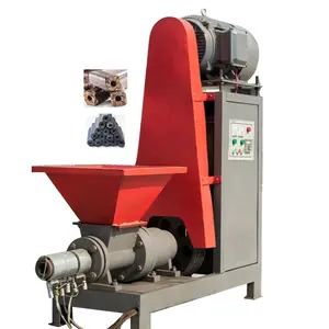 Cotton stalks biomass briquette piston press machine charcoal sticks briquette extruder making machine